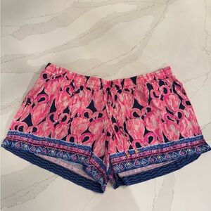 Lilly Pulitzer Pink Flamingo Print Women's Shorts